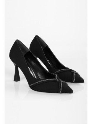 Stilettos & Evening Shoes - 300gr - Black - Heels - Shoeberry