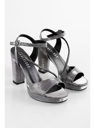 Platform - 350gr - Platinum - Heels - Shoeberry