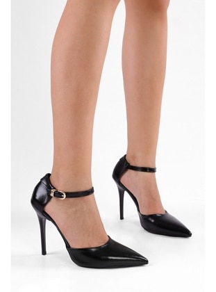 Stilettos & Evening Shoes - 300gr - Black - Heels - Shoeberry