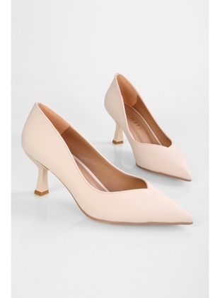 Stilettos & Evening Shoes - 300gr - Nude - Heels - Shoeberry