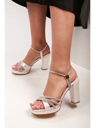 Platform - Pearl - Heels - Shoeberry