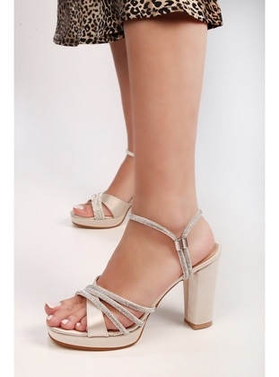 Platform - Nude - Heels - Shoeberry