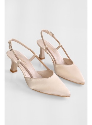 Stilettos & Evening Shoes - 300gr - Nude - Heels - Shoeberry