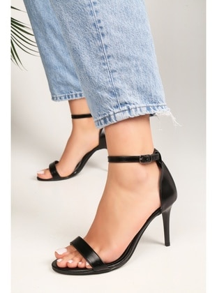 High Heel - Black - Heels - Shoeberry