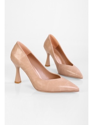 Stilettos & Evening Shoes - 300gr - Nude - Heels - Shoeberry