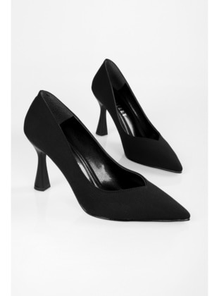 Stilettos & Evening Shoes - 300gr - Black - Heels - Shoeberry