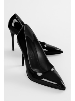 High Heel - 300gr - Black Patent Leather - Heels - Shoeberry