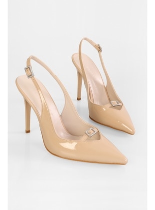 Stilettos & Evening Shoes - 300gr - Nude - Heels - Shoeberry