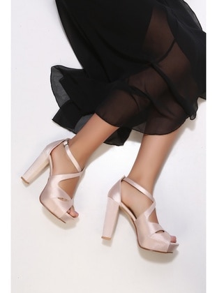 Platform - Nude - Heels - Shoeberry