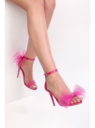 High Heel - Fuchsia - Heels - Shoeberry