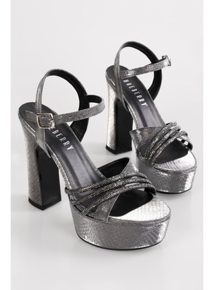 Platform - 350gr - Platinum - Heels - Shoeberry