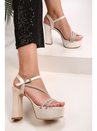 Platform - Pearl - Heels - Shoeberry