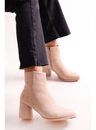 Boot - 450gr - Beige Suede - Boots - Shoeberry