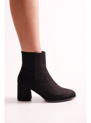 Boot - 450gr - Black Suede - Boots - Shoeberry