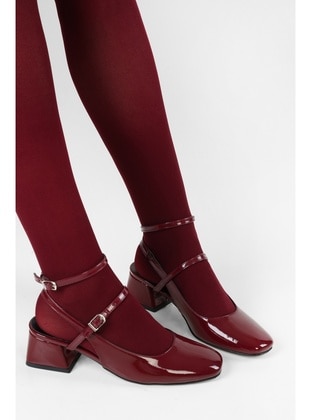 High Heel - 300gr - Burgundy - Heels - Shoeberry