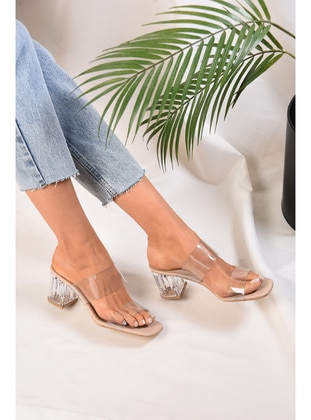 Sandal - Nude - Slippers - Shoeberry