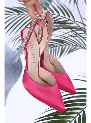 High Heel - Fuchsia - Heels - Shoeberry