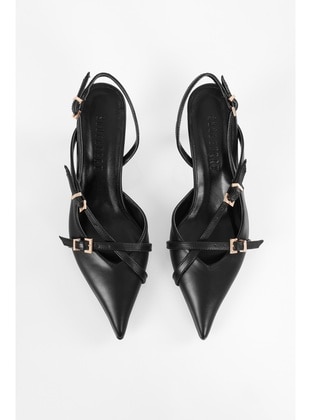 Stilettos & Evening Shoes - 300gr - Black - Heels - Shoeberry