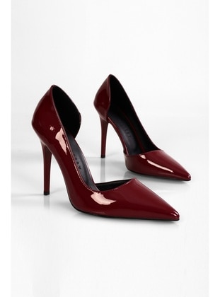 High Heel - 300gr - Burgundy - Heels - Shoeberry