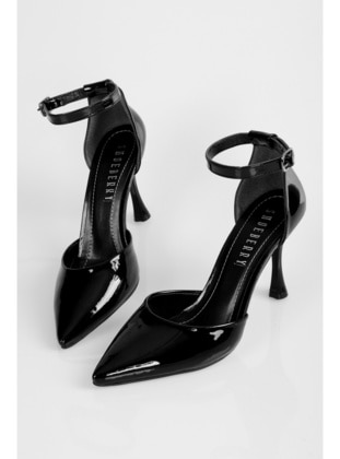 Stilettos & Evening Shoes - 300gr - Black Patent Leather - Heels - Shoeberry