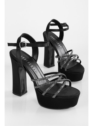 Platform - 350gr - Black - Heels - Shoeberry