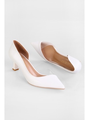 Stilettos & Evening Shoes - 300gr - White - Heels - Shoeberry