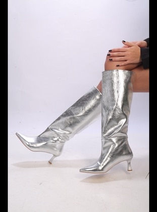 Shoeberry Silver tone Boots