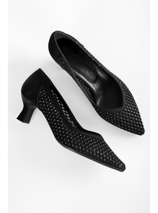 Stilettos & Evening Shoes - 300gr - Black - Heels - Shoeberry