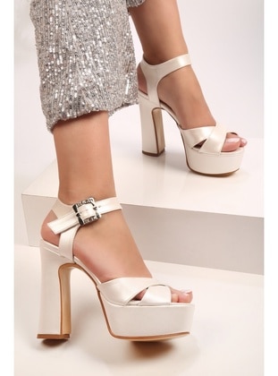 Platform - Pearl - Heels - Shoeberry