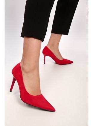 High Heel - Red - Heels - Shoeberry