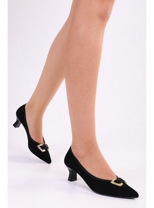 High Heel - 300gr - Black Suede - Heels - Shoeberry