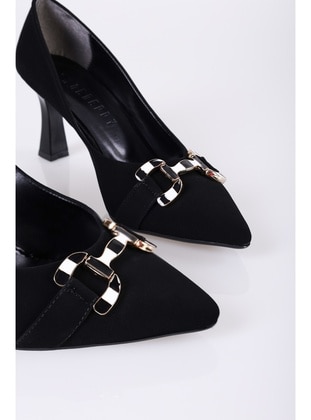 High Heel - 300gr - Black Suede - Heels - Shoeberry