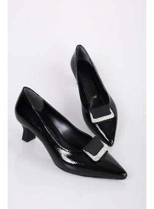 High Heel - 300gr - Black Patent Leather - Heels - Shoeberry