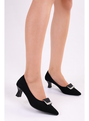 High Heel - 300gr - Black Suede - Heels - Shoeberry