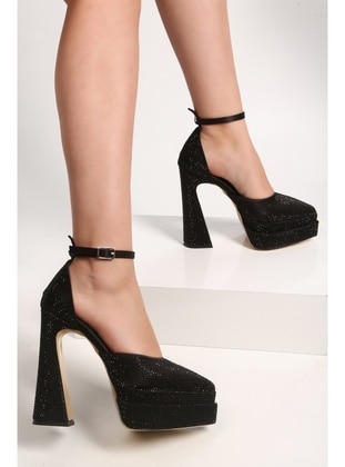 Platform - Black - Heels - Shoeberry