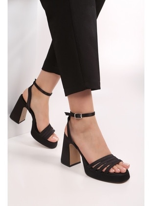 Platform - Black - Heels - Shoeberry