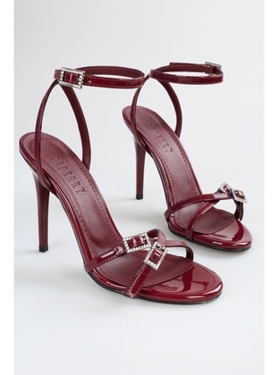 High Heel - 300gr - Burgundy - Heels - Shoeberry