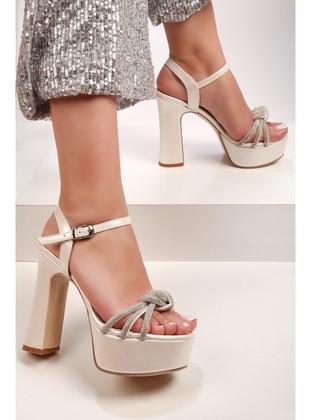 Platform - Pearl - Heels - Shoeberry