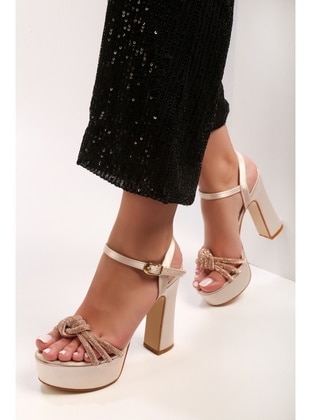 Platform - Nude - Heels - Shoeberry