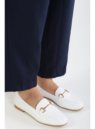 Loafer - 350gr - White - Casual Shoes - Shoeberry