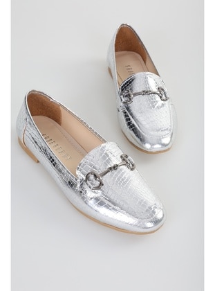 Loafer - 350gr - Silver color - Casual Shoes - Shoeberry