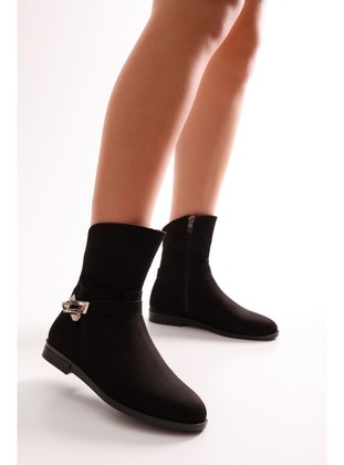 Boot - 450gr - Black Suede - Boots - Shoeberry