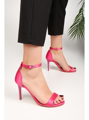 High Heel - Fuchsia - Heels - Shoeberry