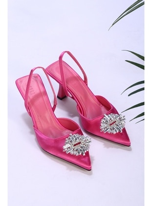 High Heel - Fuchsia - Heels - Shoeberry