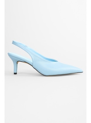 Stilettos & Evening Shoes - 300gr - Baby Blue - Heels - Shoeberry