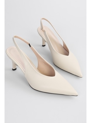 Stilettos & Evening Shoes - 300gr - Beige - Heels - Shoeberry