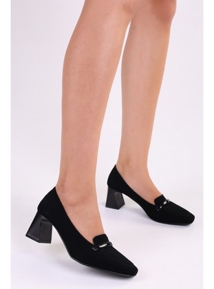 High Heel - 300gr - Black Suede - Heels - Shoeberry