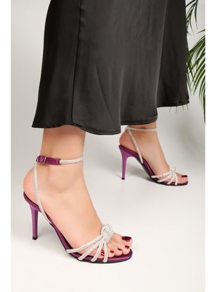 High Heel - Purple - Heels - Shoeberry