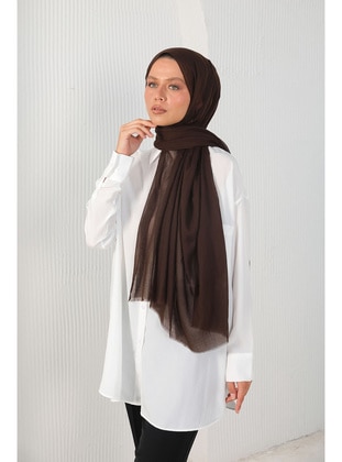 Brown - Shawl - Melike Tatar