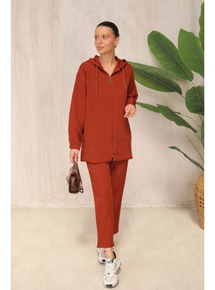 Brick Red - Suit - Melike Tatar